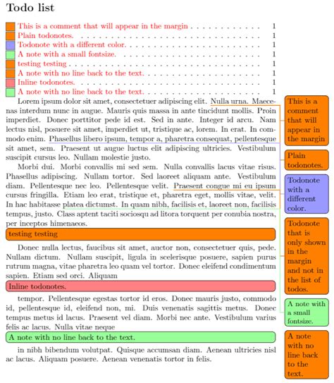 commenting in latex